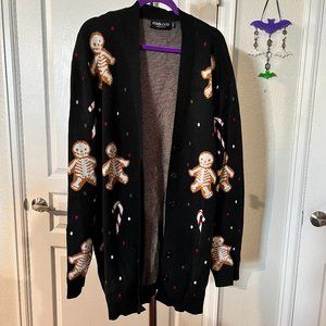 Skeleton Gingerbread Cadigan by Foxblood Size 3x/4x